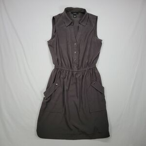 Alfani Olive Sleeveless Midi Dress